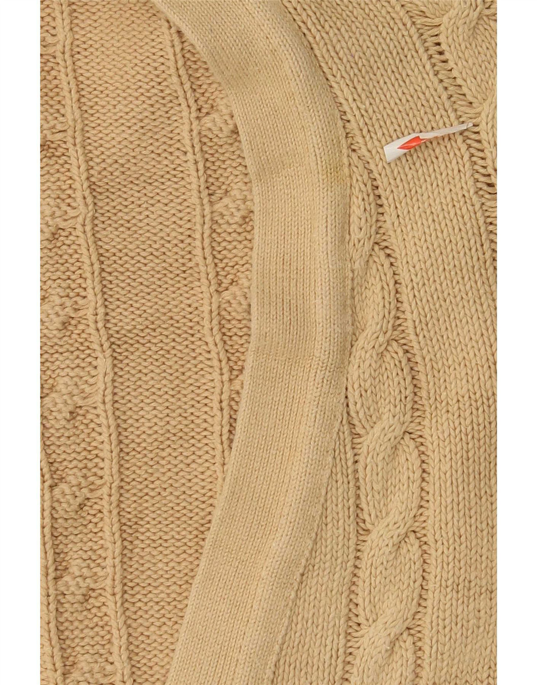 Pulover cardigan pentru bărbați Benetton IT 48 bumbac mediu bej