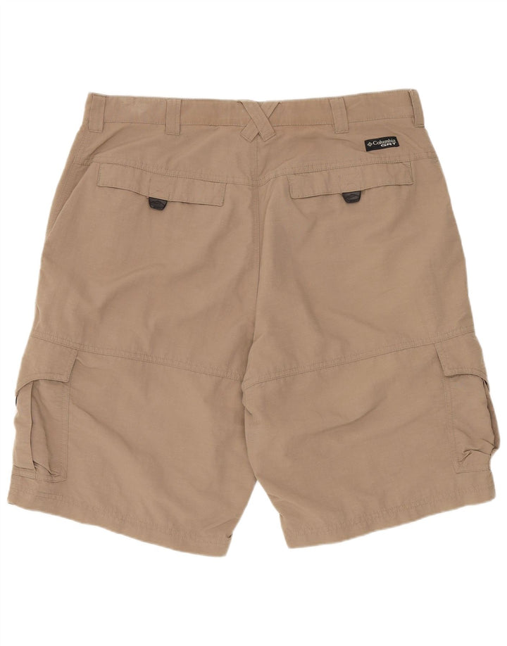 Pantaloni scurți cargo Columbia pentru bărbați W36, maro, nailon
