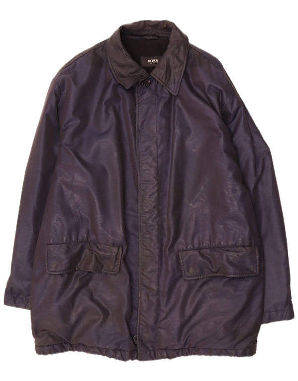 Jachetă Windbreaker pentru bărbați Hugo Boss IT 54 2XL Nailon bleumarin