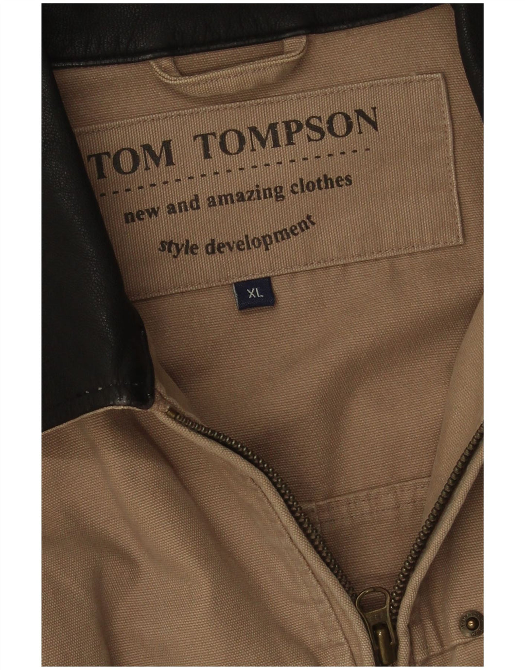 Jachetă bomber pentru bărbați Tom Tompson UK 42 XL bumbac bej