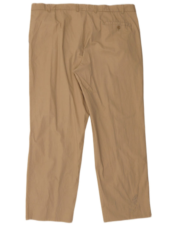 Pantaloni chino drepți pentru bărbați Marks & Spencer L42 L31 bumbac bej