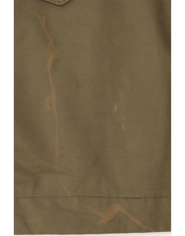 Pardesiu militar vintage pentru bărbați IT 50 mare bumbac kaki