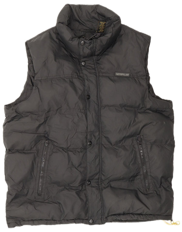 Gilet căptușit pentru bărbați Caterpillar UK 42 XL Nylon negru