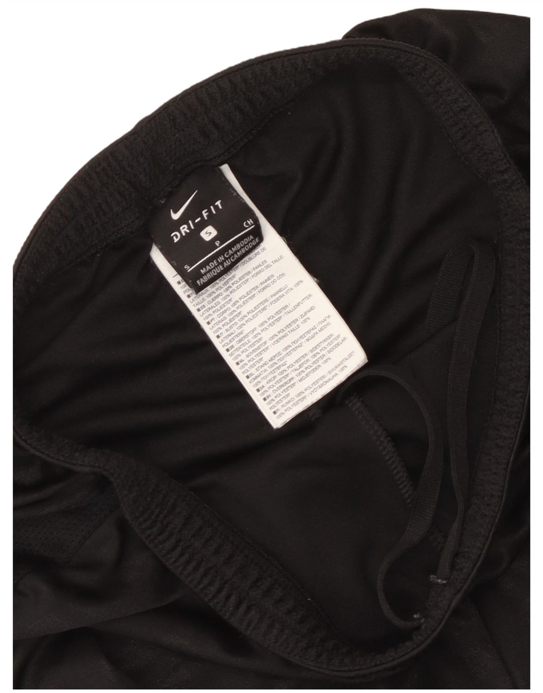 Pantaloni scurți sport Nike Dri Fit pentru bărbați, poliester negru mic