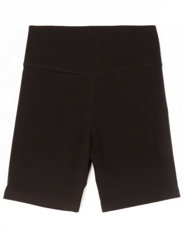 Pantaloni scurți sport Nike Dri Fit pentru femei UK 10, poliester negru mic