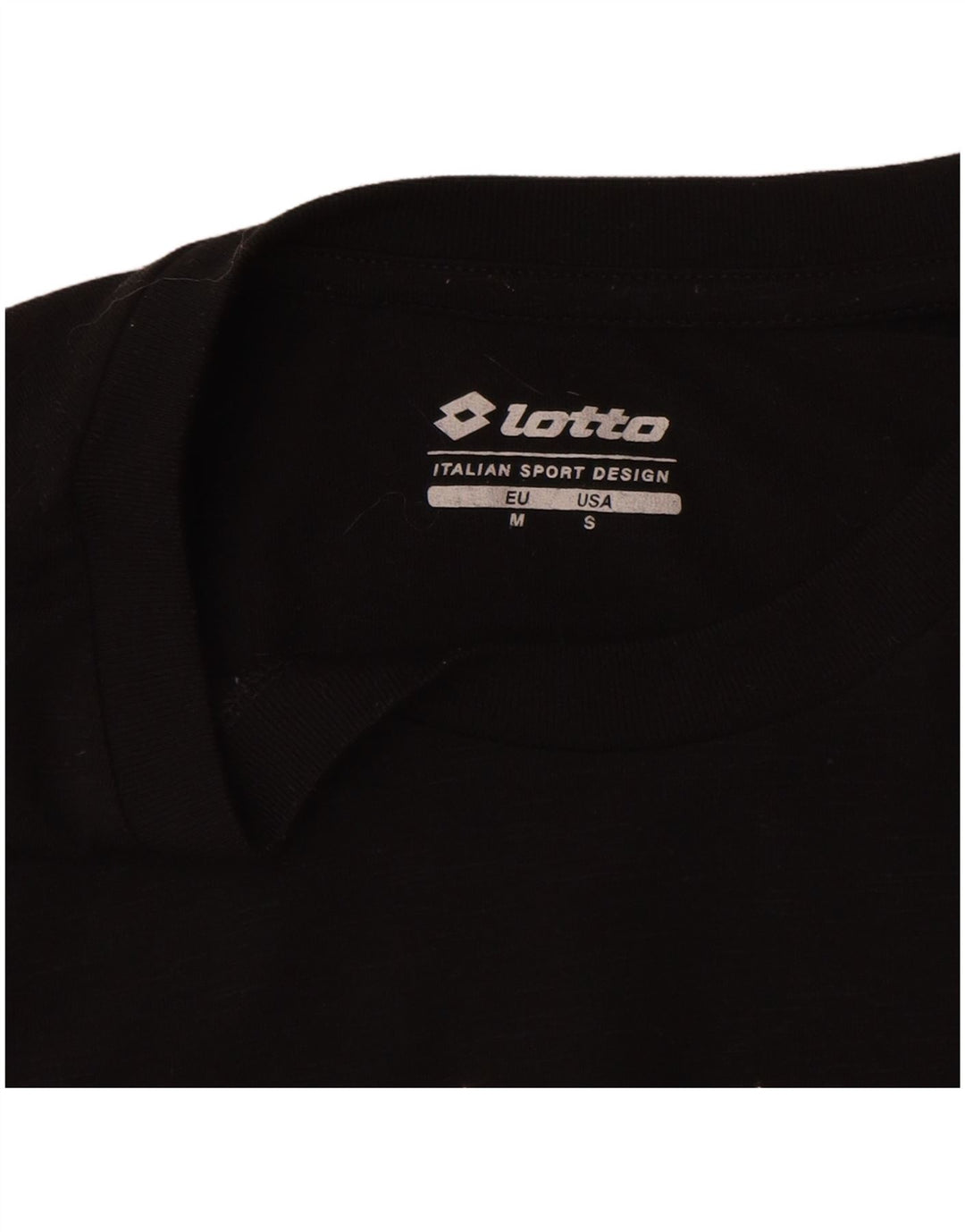 Tricou grafic LOTTO pentru femei Top UK 10 Poliester negru mic