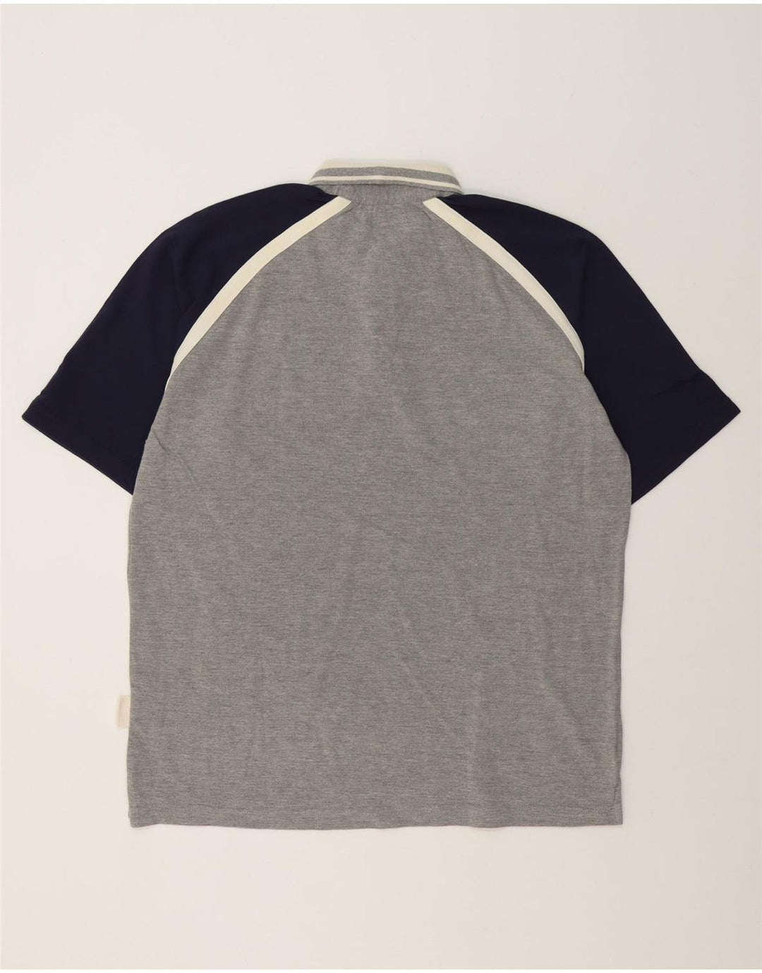 Cămașă polo pentru bărbați Kappa 2XL, bumbac color bloc, gri
