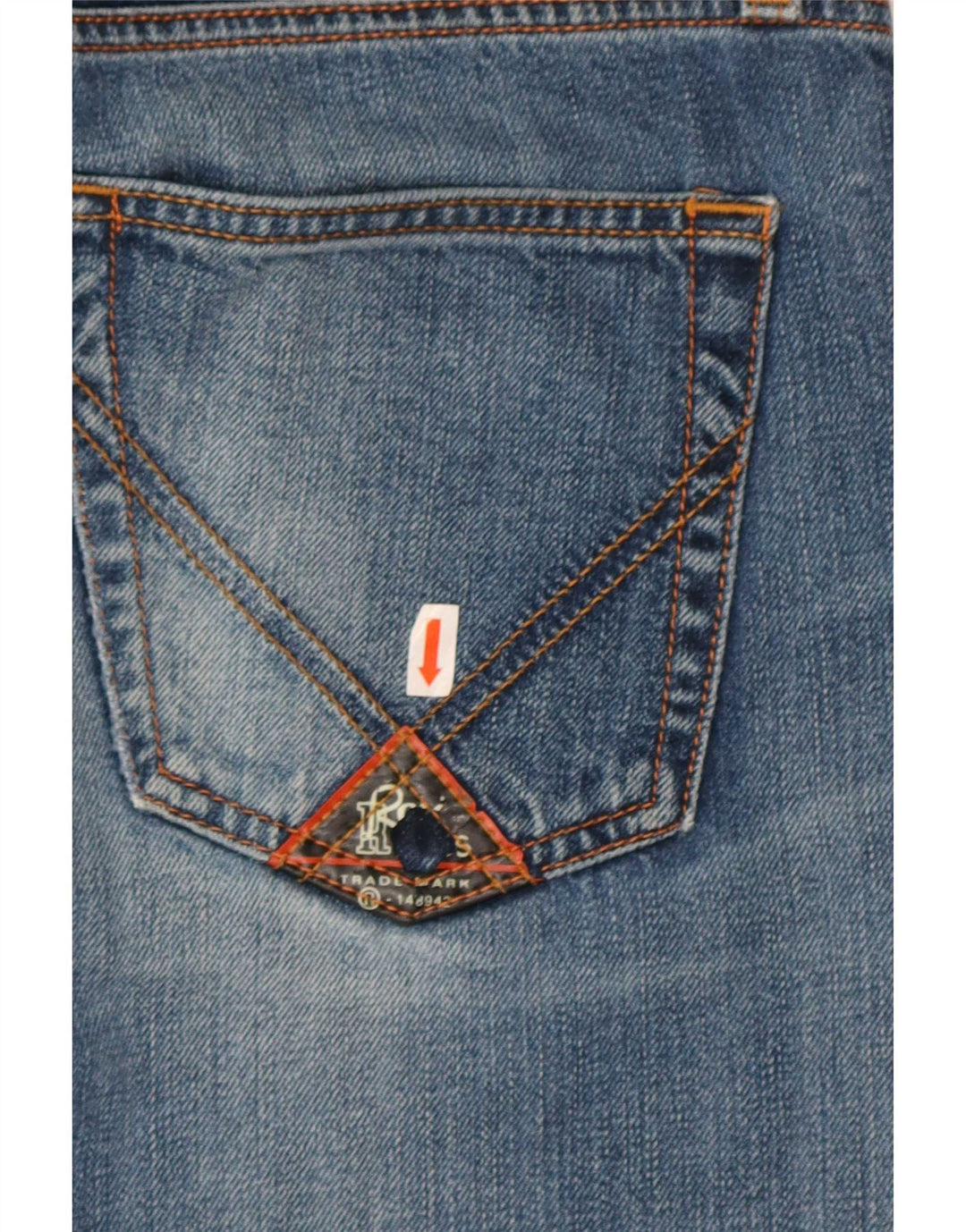 Blugi subțiri Roy Rogers pentru bărbați IT 47 Medium L33 L33 Bumbac albastru