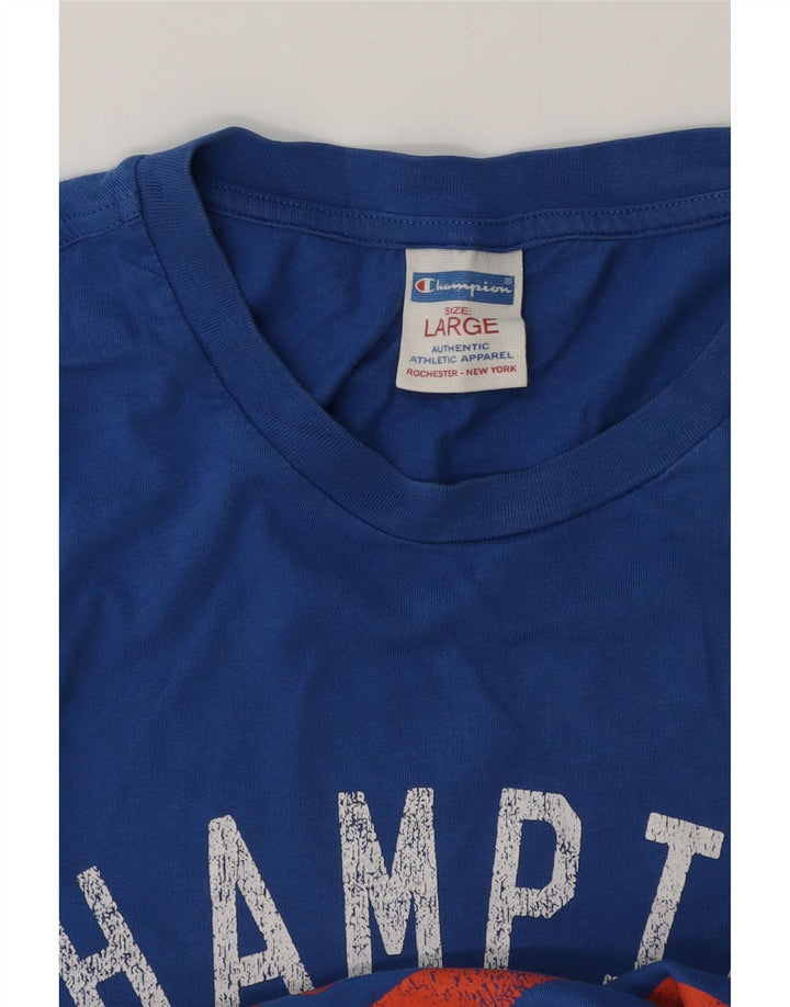 Tricou grafic pentru bărbați CHAMPION Top mare albastru