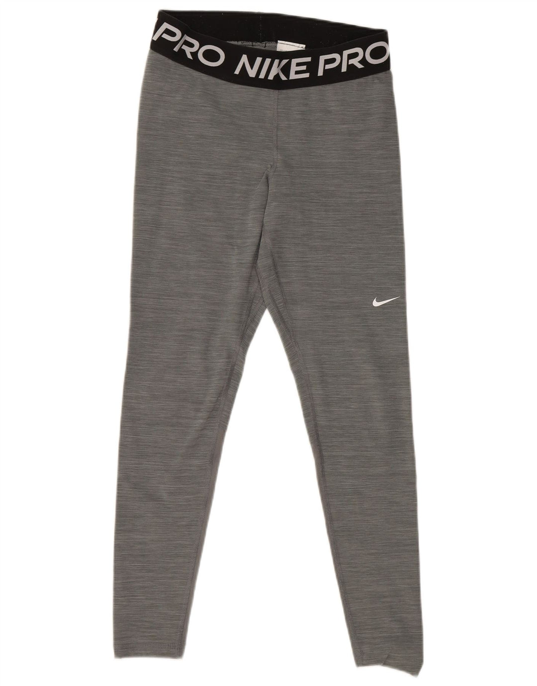 Leggings NIKE Dri Fit Graphic pentru femei UK 12 Poliester mediu gri