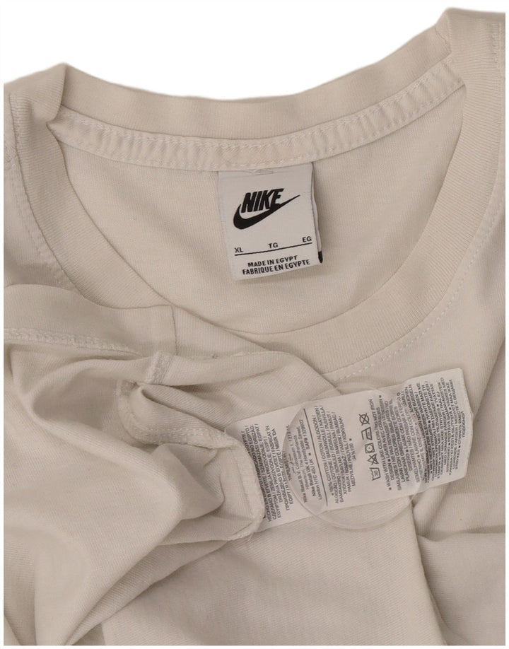 Tricou pentru bărbați Nike Top XL Bumbac alb