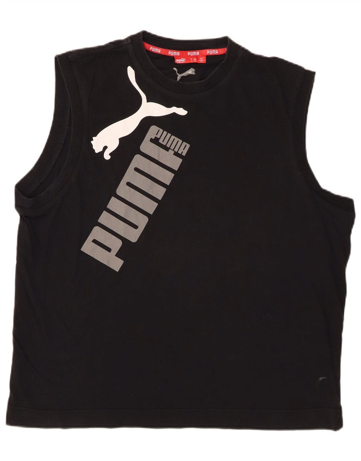 Vesta grafică pentru bărbați PUMA XL, negru