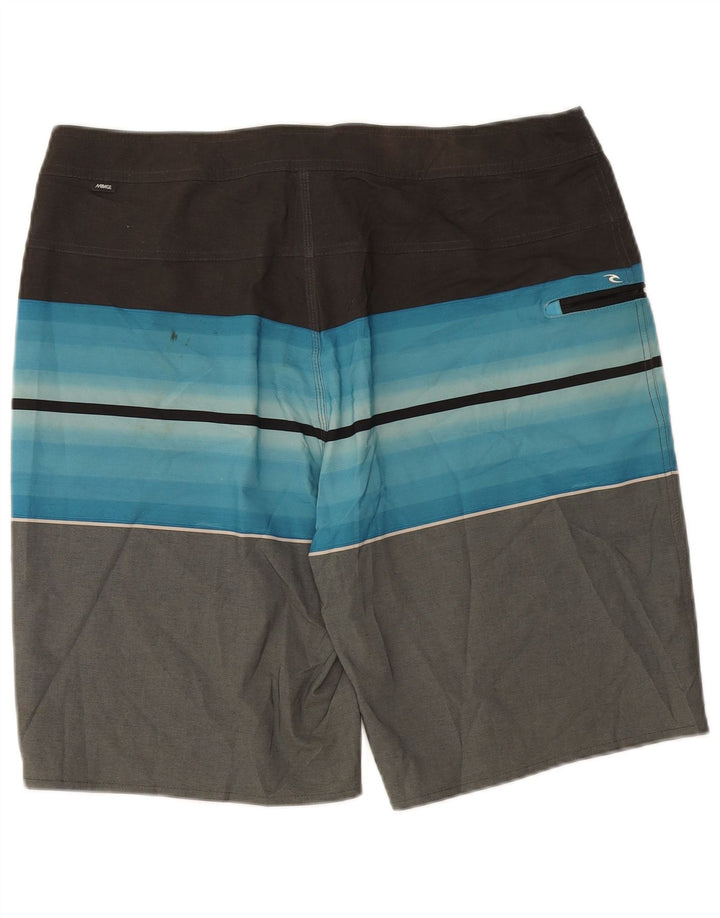 Pantaloni scurți de înot RIP CURL pentru bărbați, mari, gri, poliester color bloc