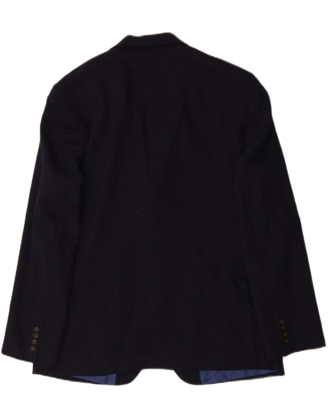 Jachetă pentru bărbați Marks & Spencer, cu 2 nasturi, UK 44 XL Lână bleumarin