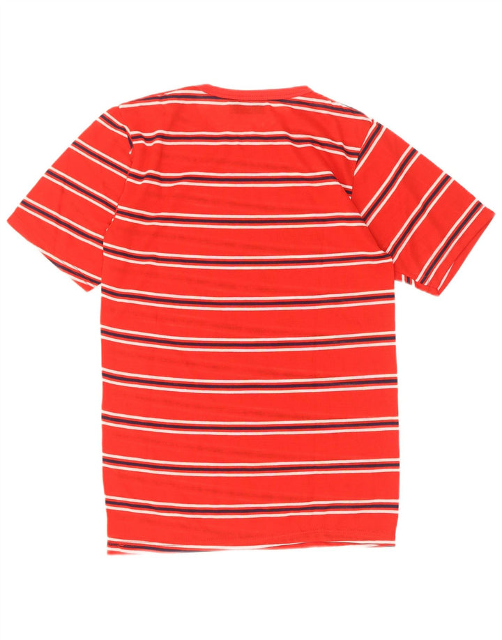 Tricou pentru bărbați vintage Top mic roșu cu dungi acrilice