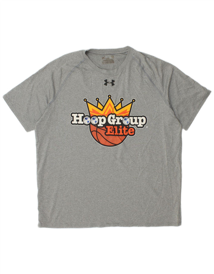 Tricou grafic Under Armour pentru bărbați Top mare gri