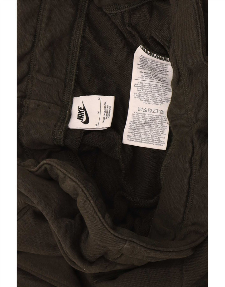Pantaloni de trening Nike pentru bărbați cu picioare largi, bumbac mediu kaki