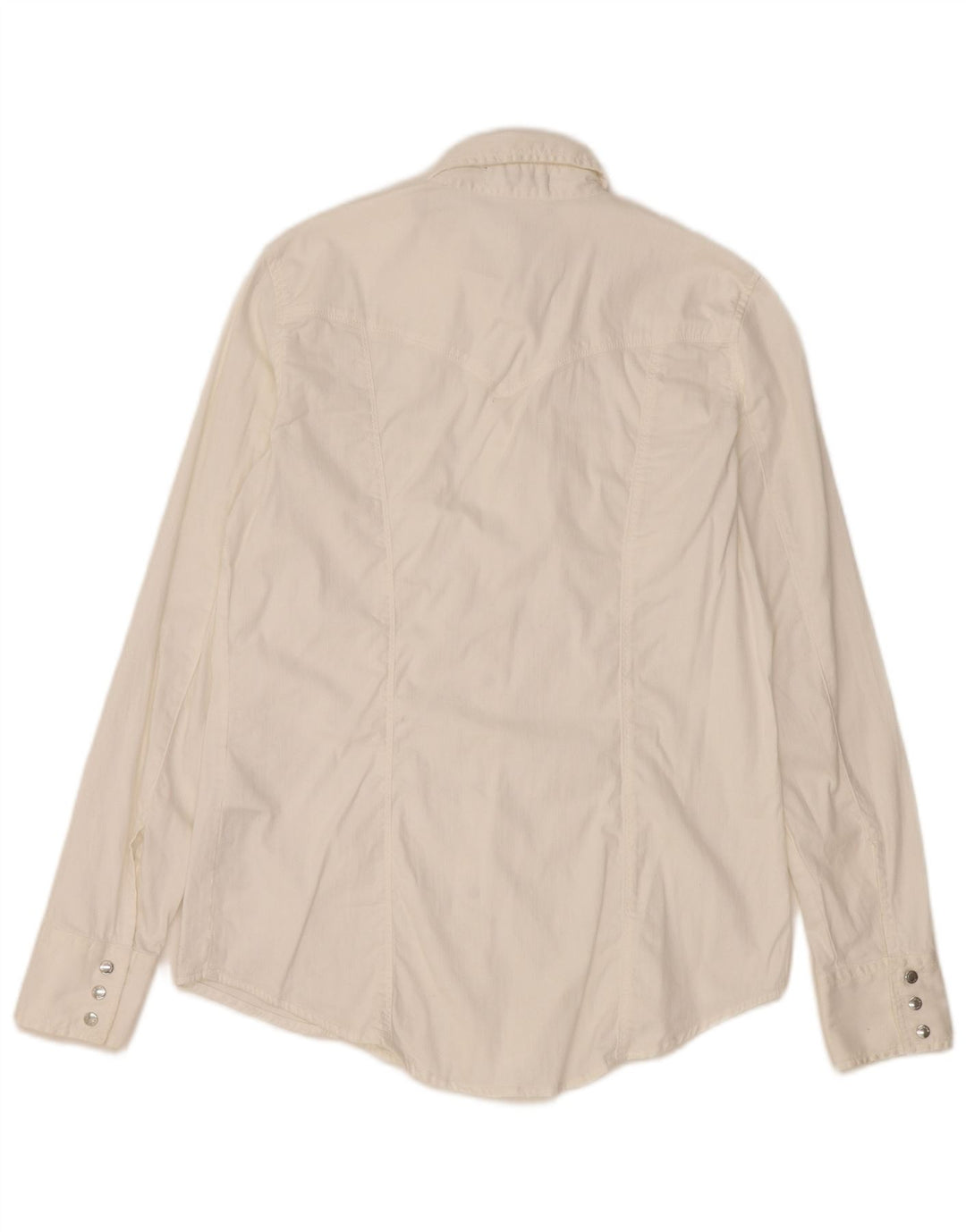 Cămașă Gas Womens UK 10 Small White Bumbac