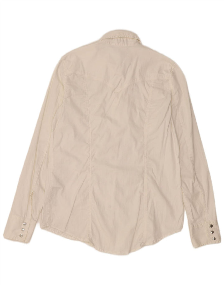 Cămașă Gas Womens UK 10 Small White Bumbac