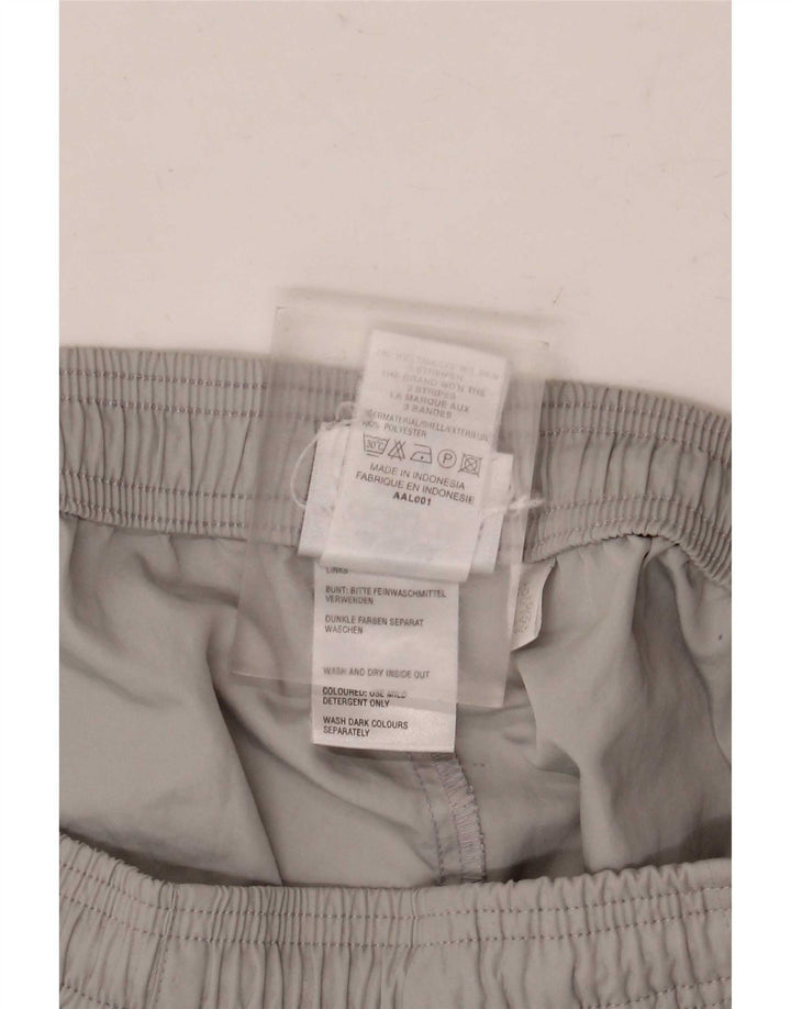 Pantaloni scurți sport Adidas pentru femei UK 12 Medium Gri Poliester