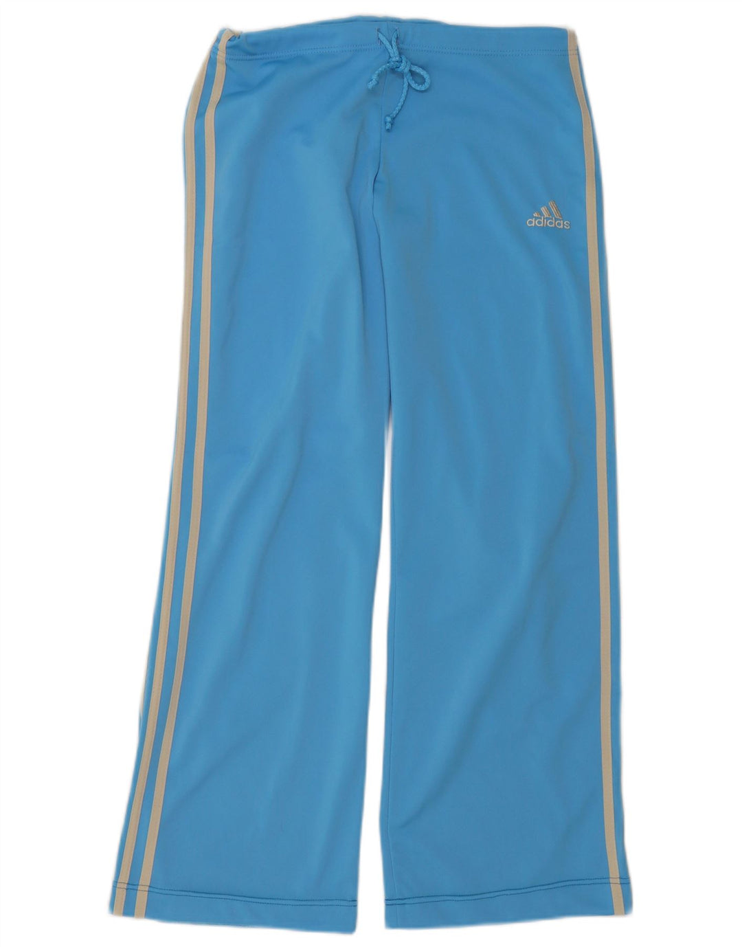Pantaloni de trening Adidas pentru femei cu picioare largi UK 14 Poliester albastru mediu