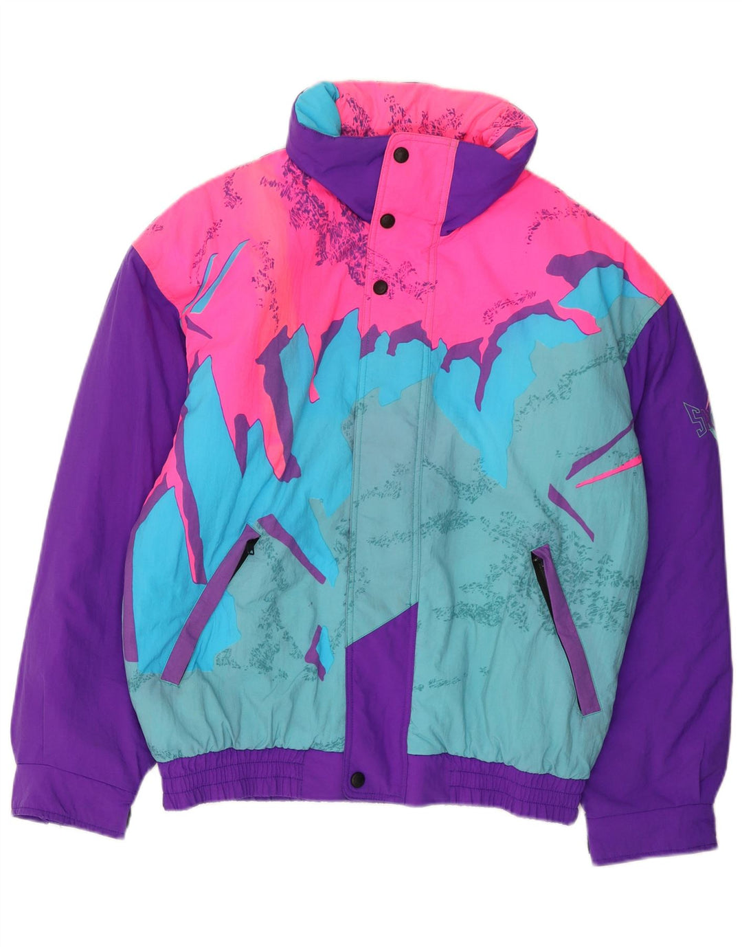 Jachetă de schi FILA pentru bărbați, IT 48 Medium, multicoloră