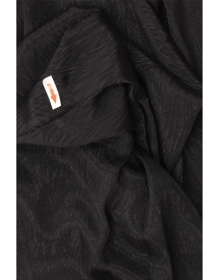 Bluză cămașă pentru femei Fascino UK 14 Medium Black Animal Print Poliester