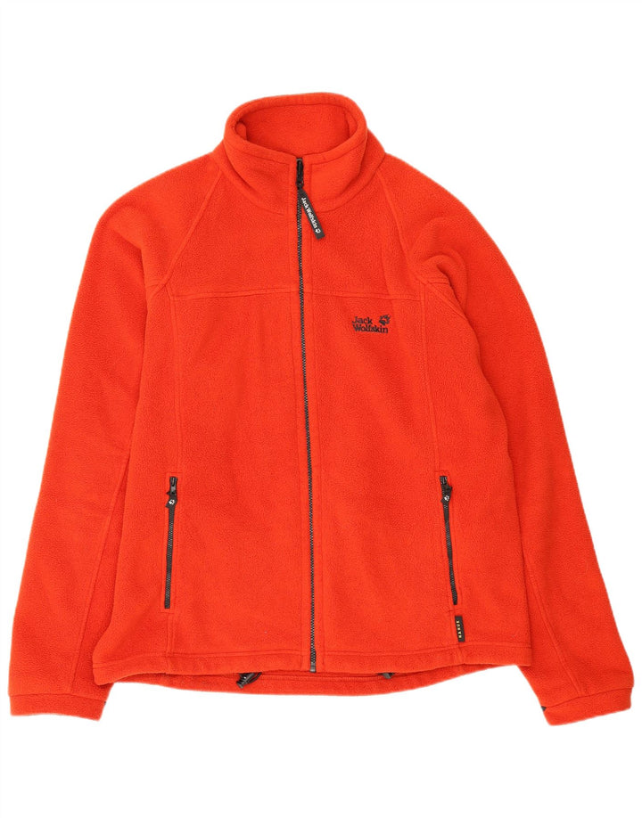 Jack Wolfskin pentru bărbați Graphic Liner Fleece Jacket UK 42 XL Poliester roșu