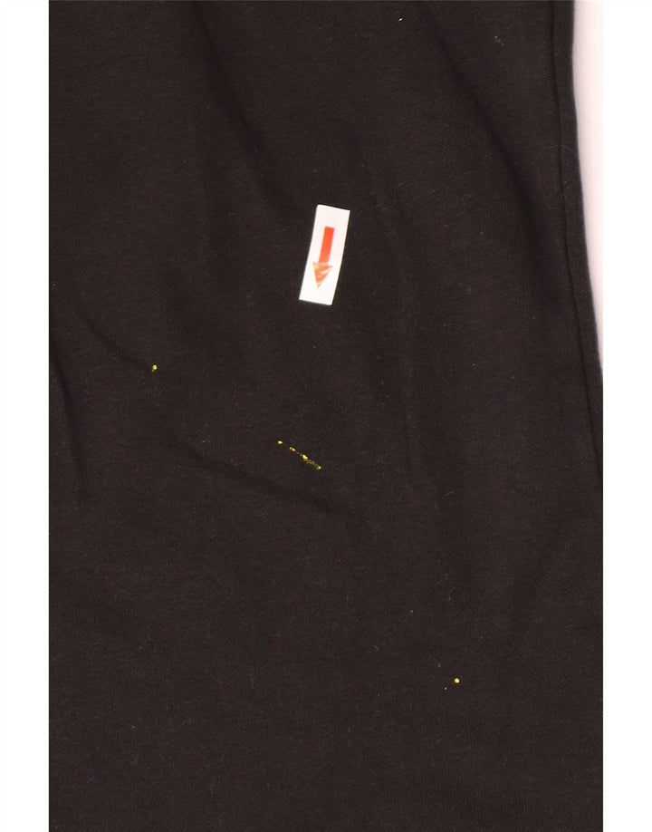 Pantaloni de trening Puma pentru bărbați Joggeri, bumbac mediu negru