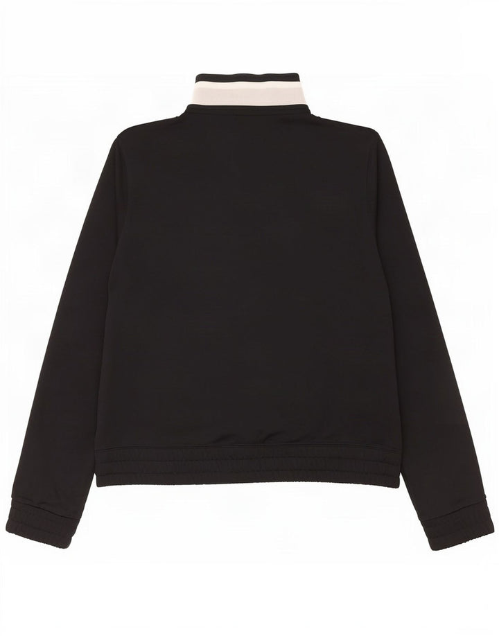 Jachetă de top pentru trening Nike pentru femei UK 14 Medium Black Colorblock Poliester