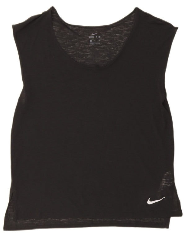 Vesta Nike Dri Fit pentru femei UK 14 Poliester mediu negru