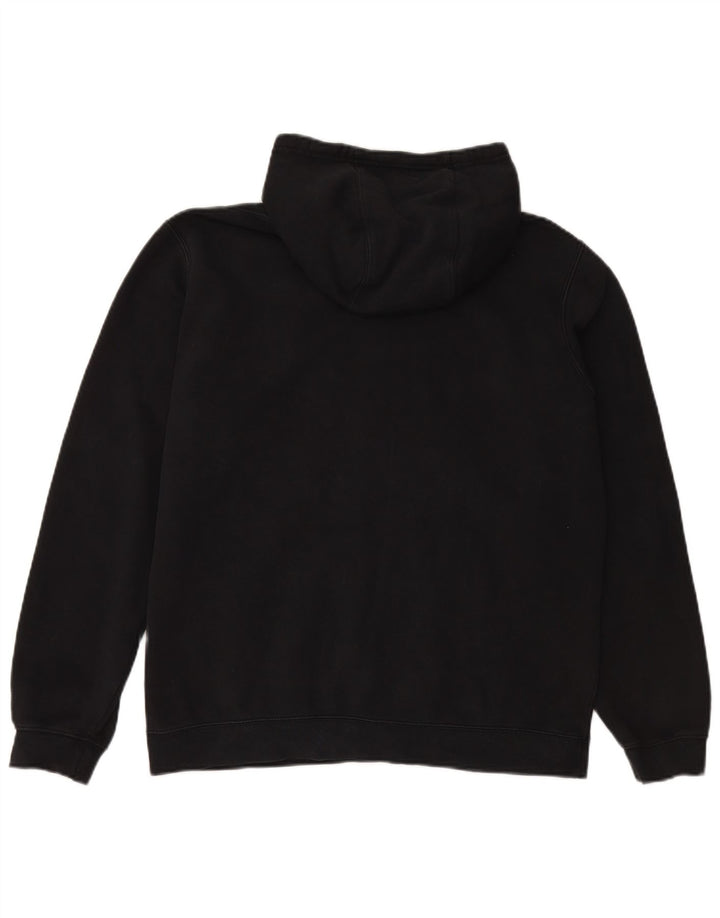 Pulover NIKE pentru bărbați, bumbac mare, negru