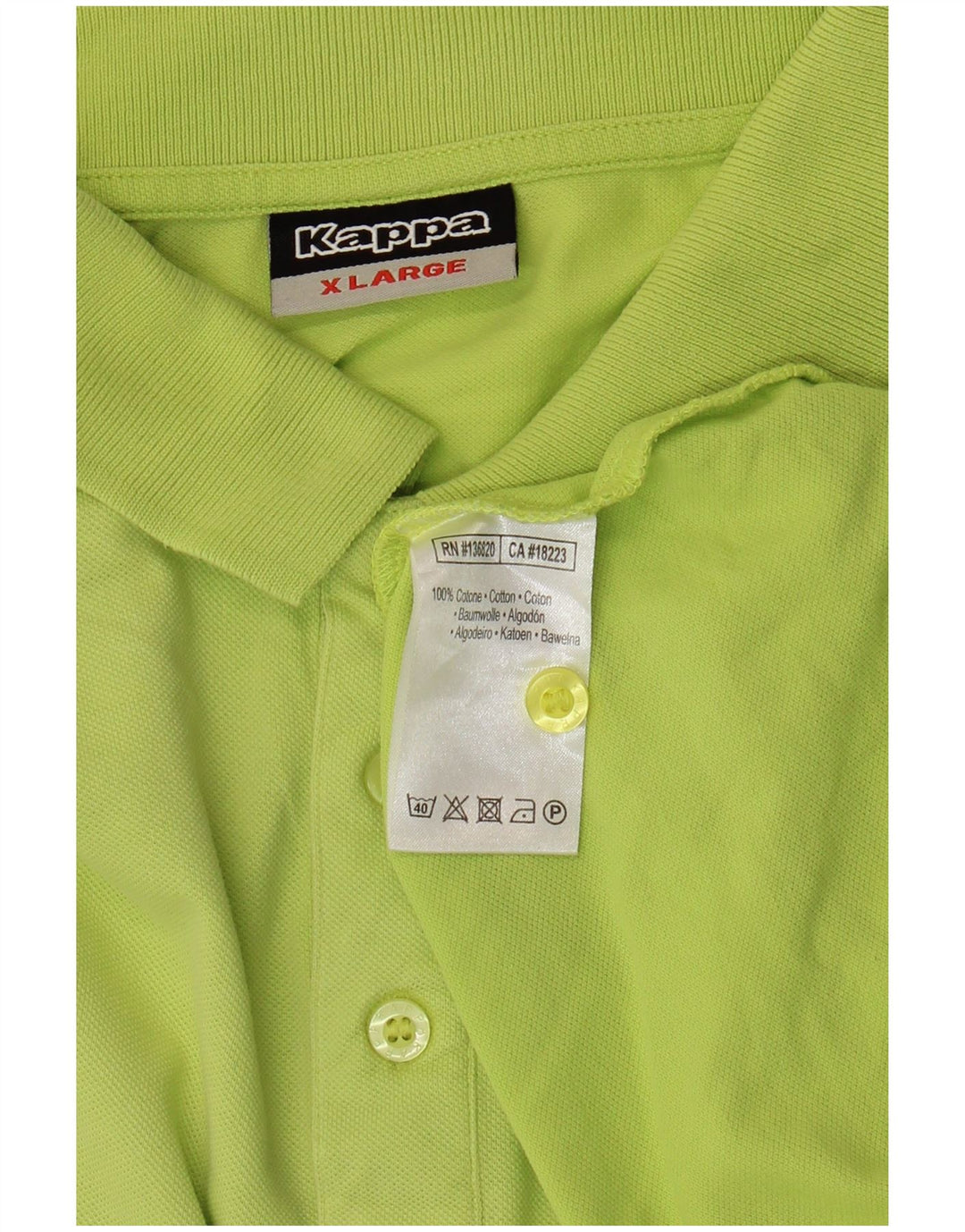 Cămașă polo pentru bărbați Kappa XL bumbac verde