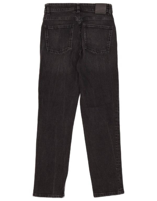 Blugi drepti pentru femei Massimo Dutti EU 34 2XS W24 L26 bumbac negru