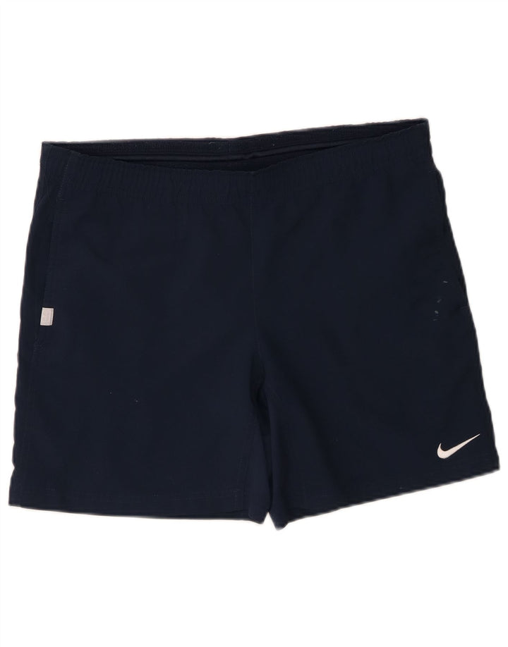 Pantaloni scurți sport Nike Dri Fit pentru bărbați, poliester mici, albastru