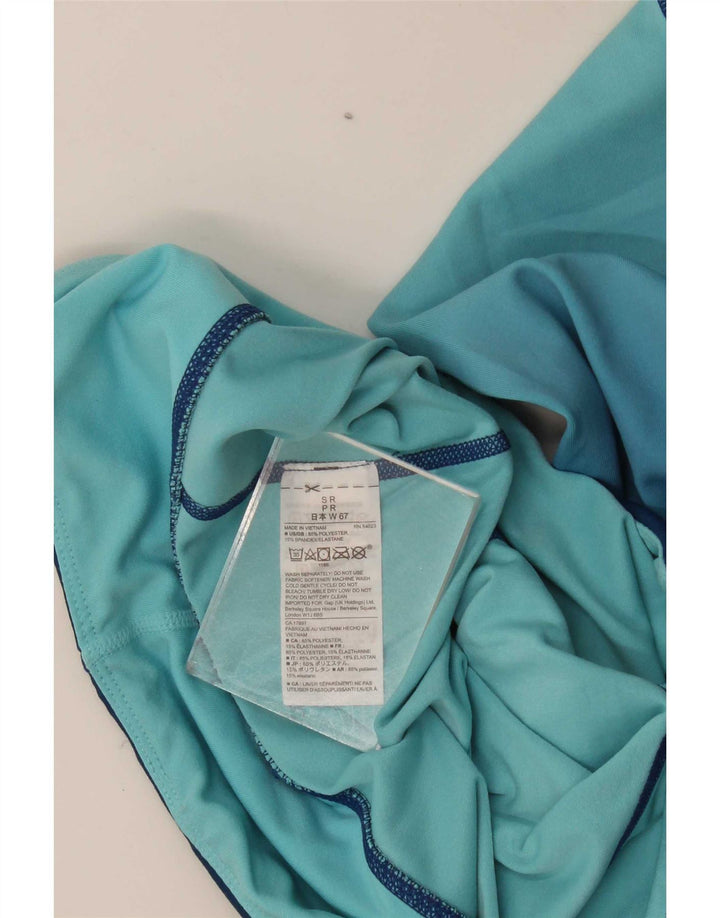 Leggings crop pentru femei Gap UK 10 Small Blue Colorblock Poliester