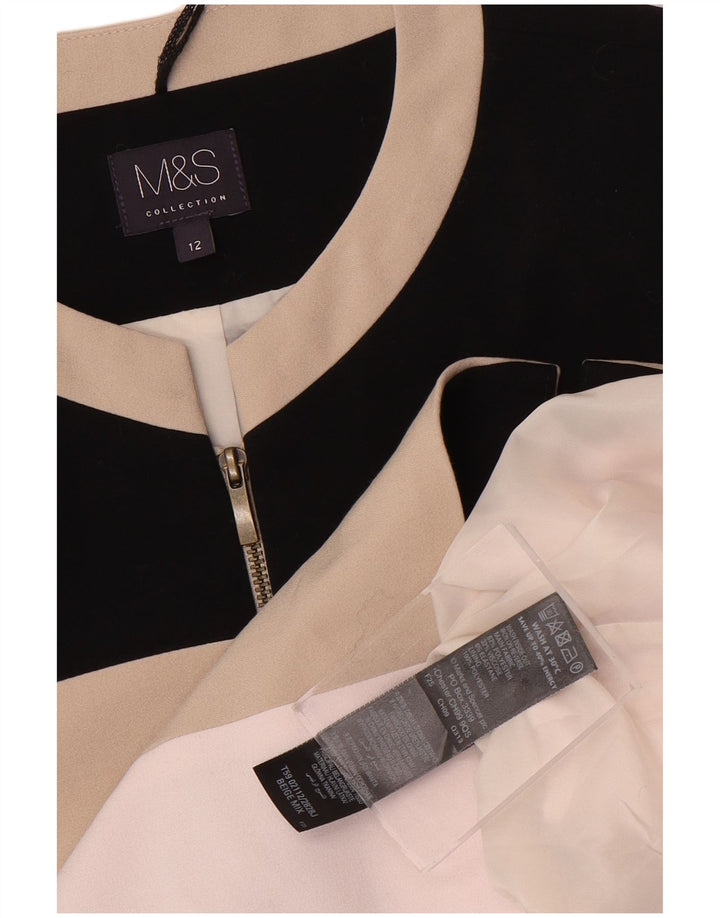 Geacă bomber pentru femei Marks & Spencer UK 12 Medium Bej Colorblock