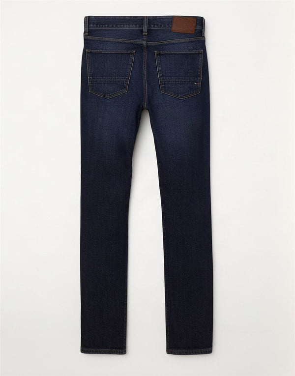 Tommy Hilfiger Mens Straight Jeans W30 L30 Navy Blue Cotton
