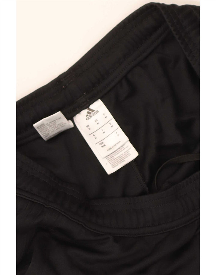Pantaloni de trening Adidas pentru bărbați, poliester mediu negru