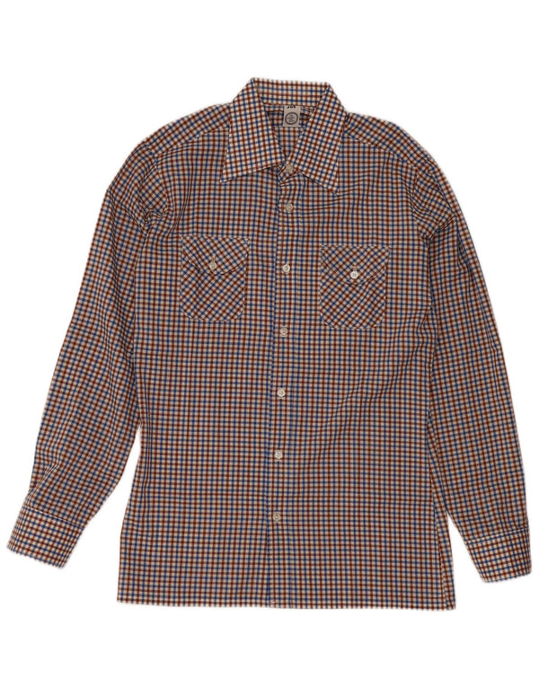 Cămașă Vintage pentru bărbați Medium Multicolor Gingham