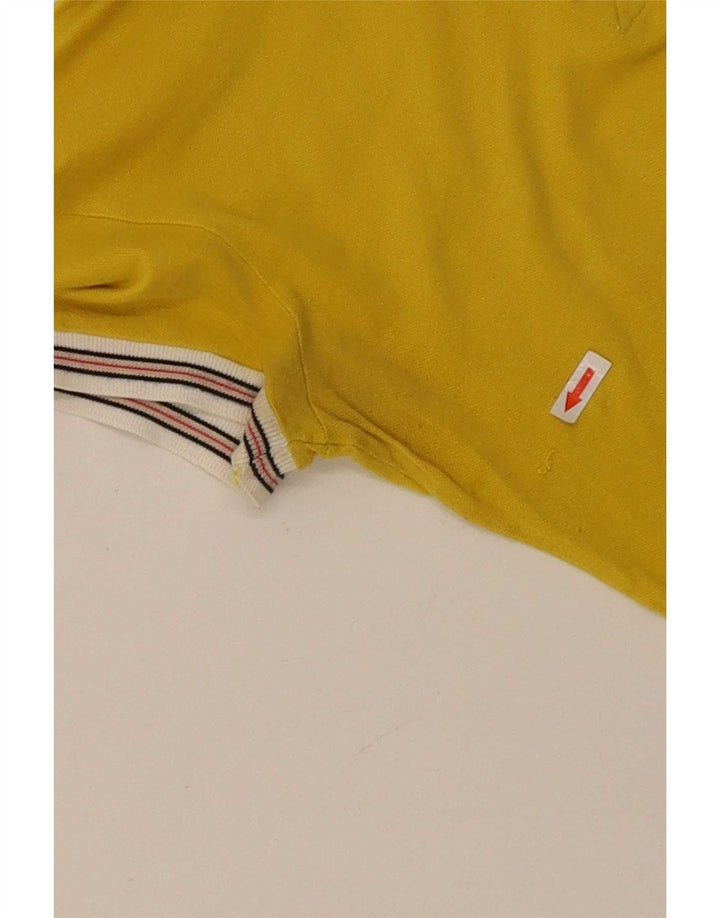 Tricou polo Fay pentru femei UK 12 Galben mediu