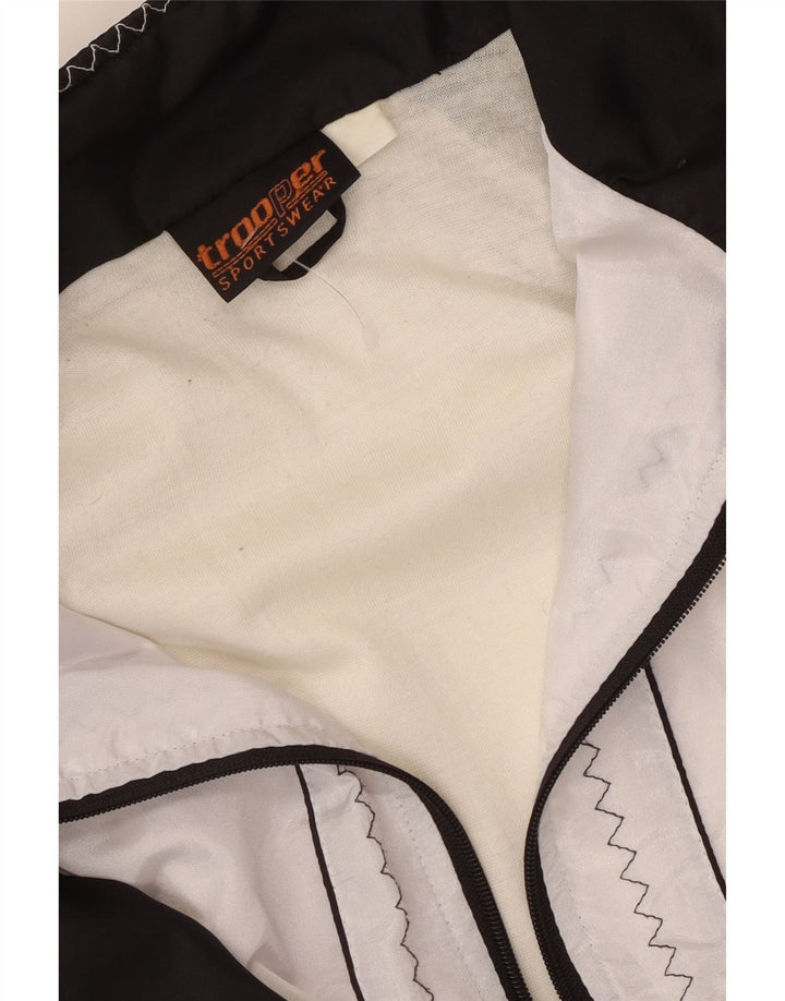 Jachetă Windbreaker pentru femei Trooper UK 20 2XL Alb Colorblock
