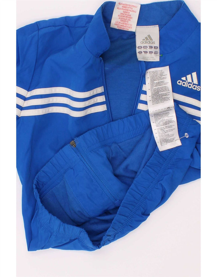 Jachetă de trening pentru băieți Adidas 3-4 ani poliester albastru