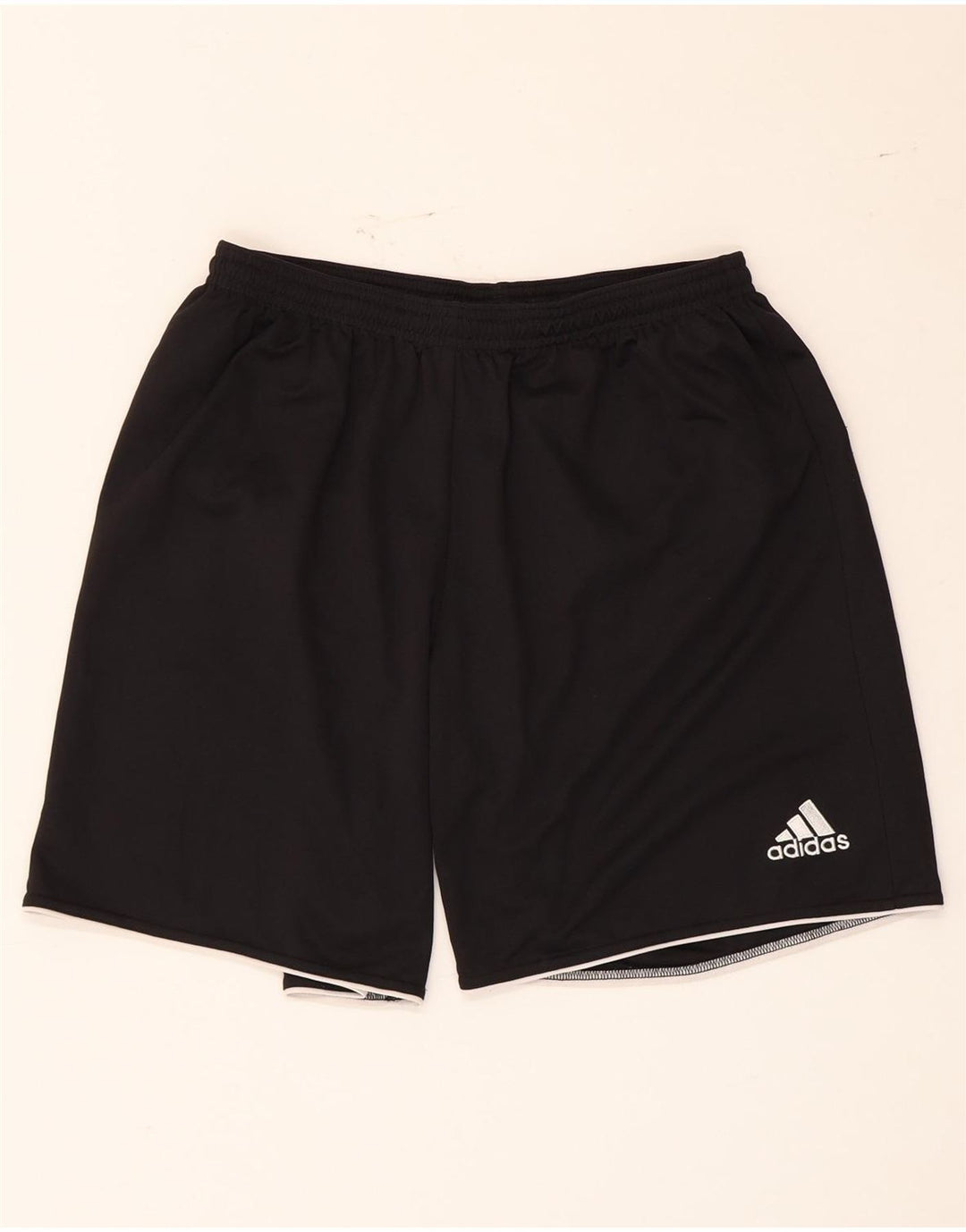 Pantaloni scurți sport pentru bărbați Adidas, mari, negru, poliester