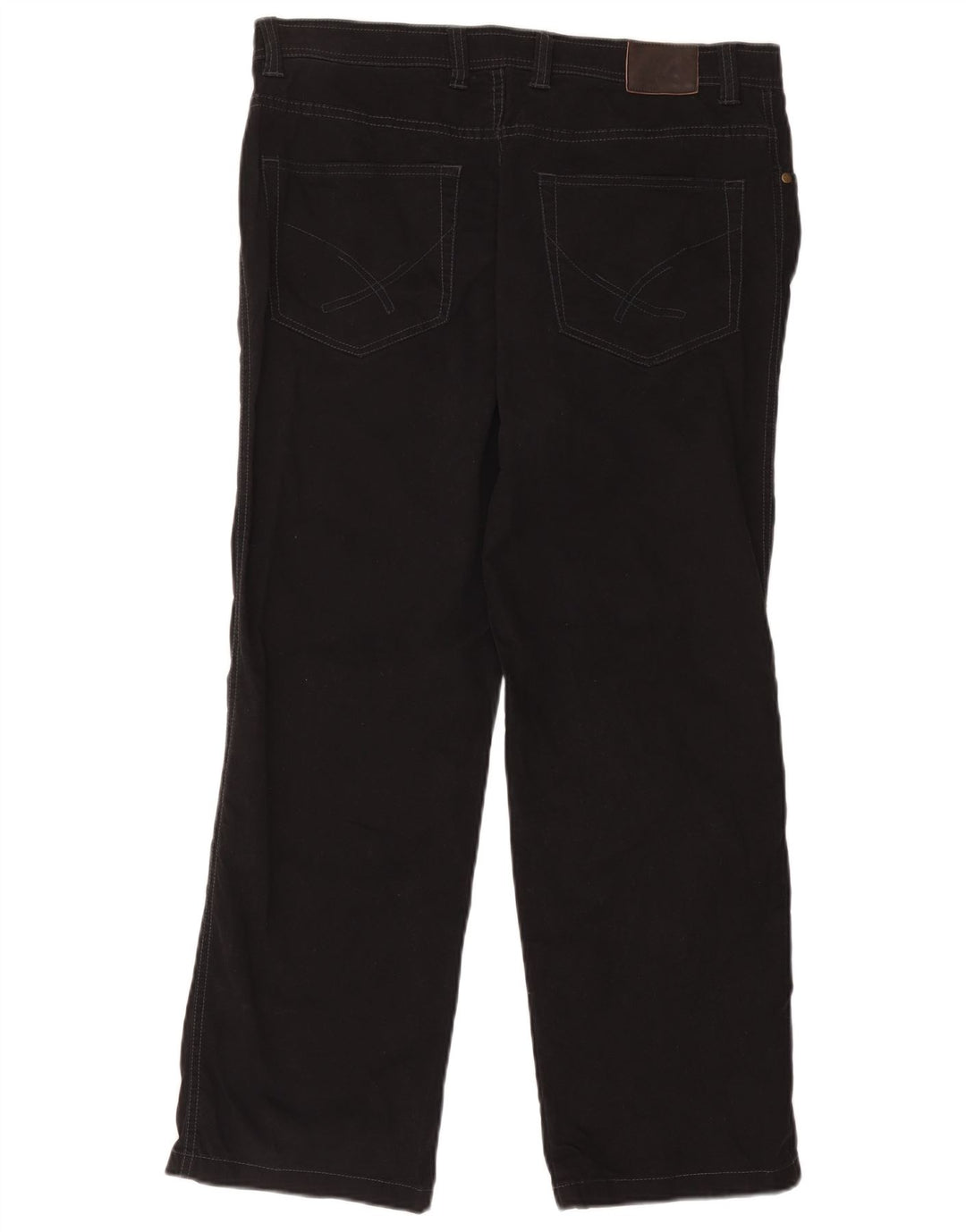 Jeans drept bărbați John Lewis W36 L29 bumbac negru