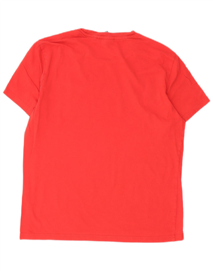 Tricou grafic pentru bărbați Champion Top din bumbac roșu mediu