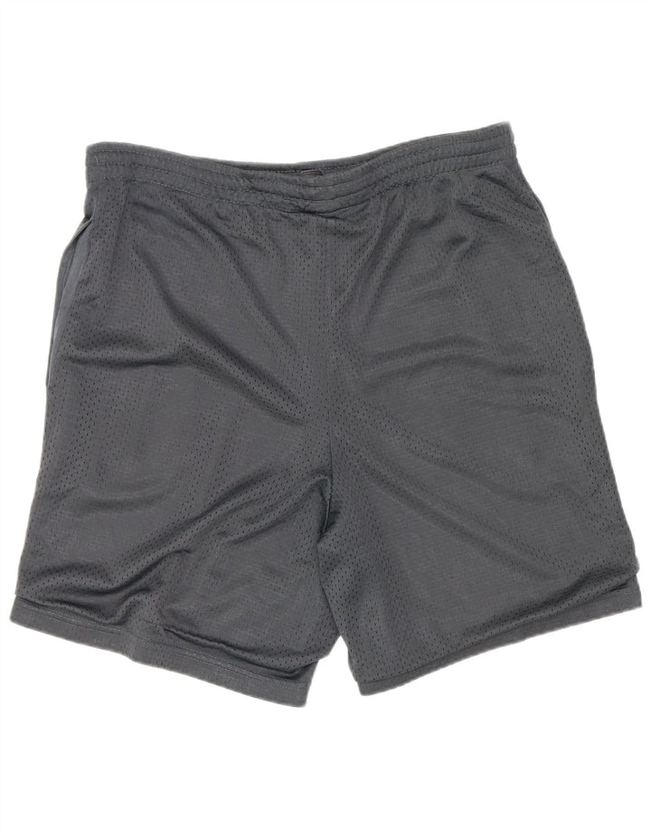 Pantaloni scurți sport pentru bărbați Starter Graphic Regular Fit Sporturi mici, gri poliester