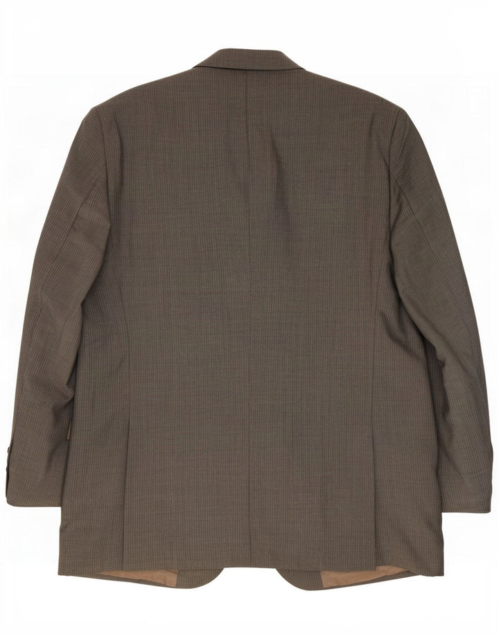 Massimo Dutti Jachetă pentru bărbați cu 3 nasturi EU 56 XL Lână cu dungi gri