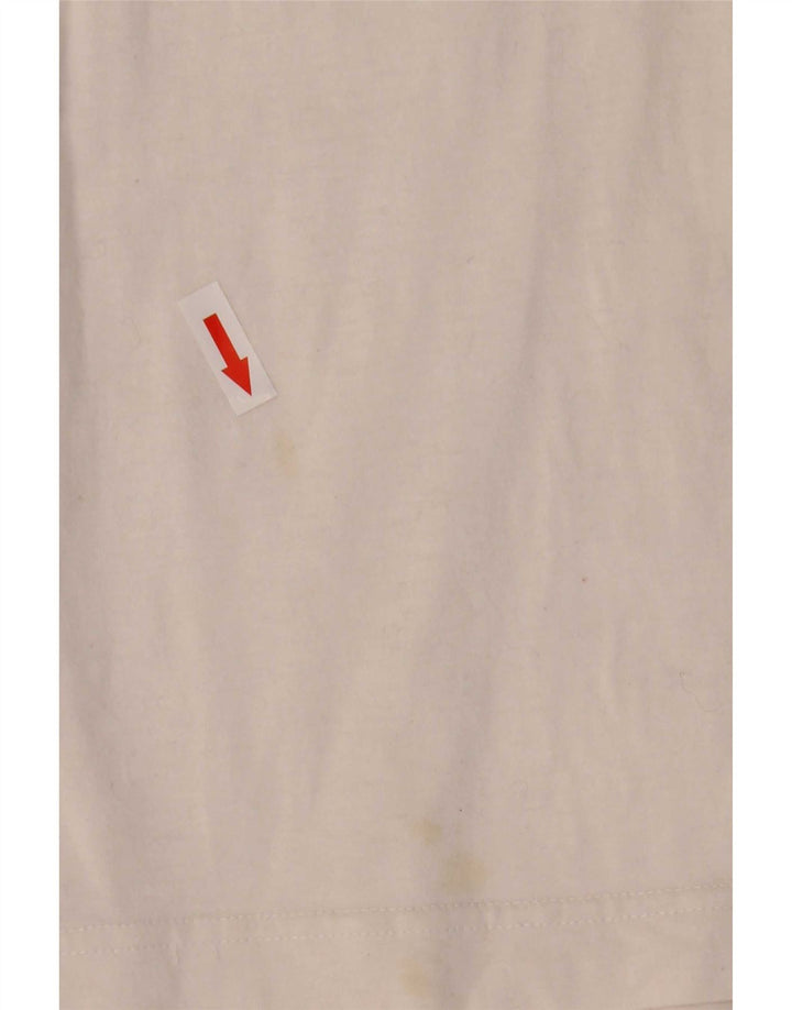 Sergio Tacchini tricou polo cu grafică pentru bărbați, bumbac alb mediu