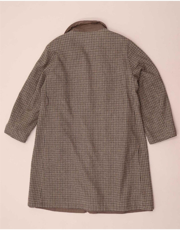 Vintage pardesiu reversibil pentru femei UK 16 Large Grey